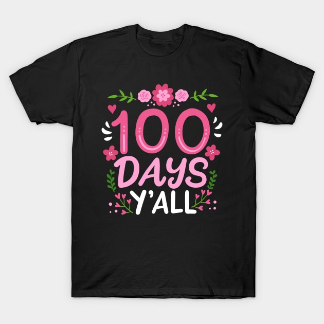 100 Days of School Teacher Student T-Shirt by KAWAIITEE